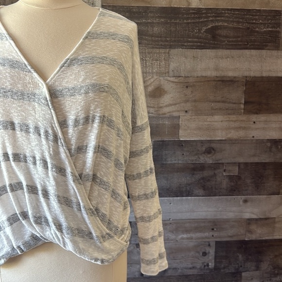 Altar’d State draped top medium coastal cowgirl stripes boho chic low key luxe - Picture 4 of 11